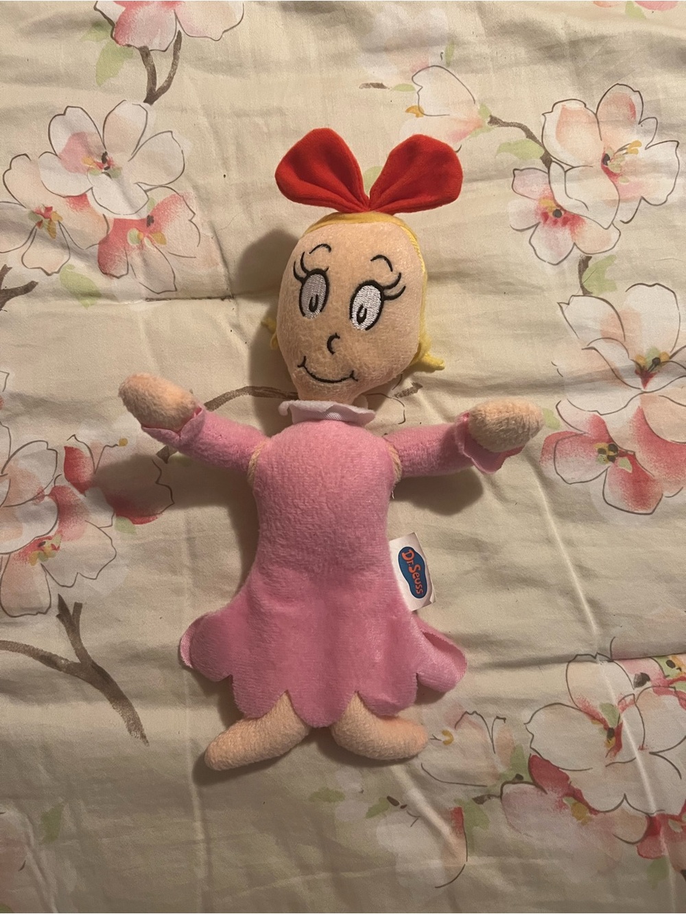 Dr Seuss Cindy Lou Who Plush Stuffed Doll Grinch Stole Christmas